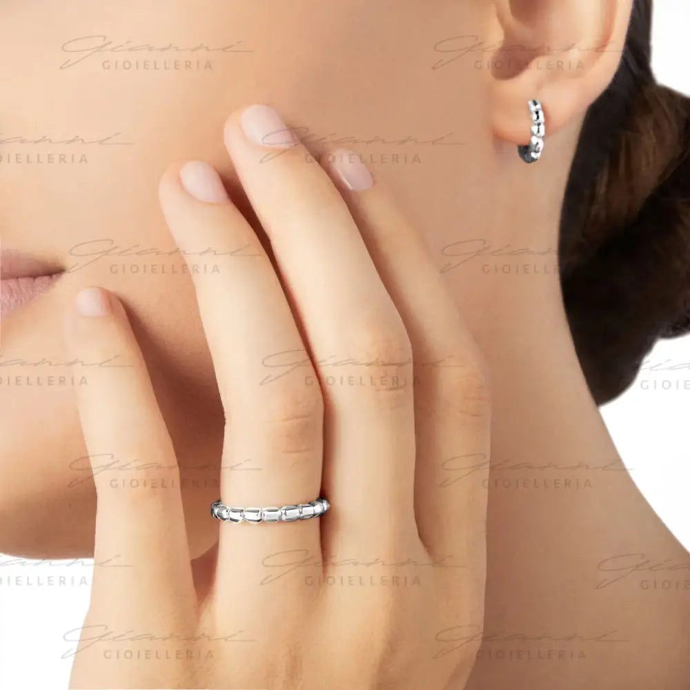Anello DoDo - Granelli argento Anelli