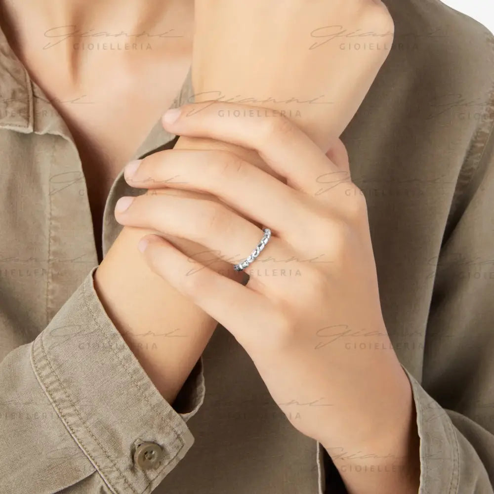 Anello DoDo - Granelli argento Anelli