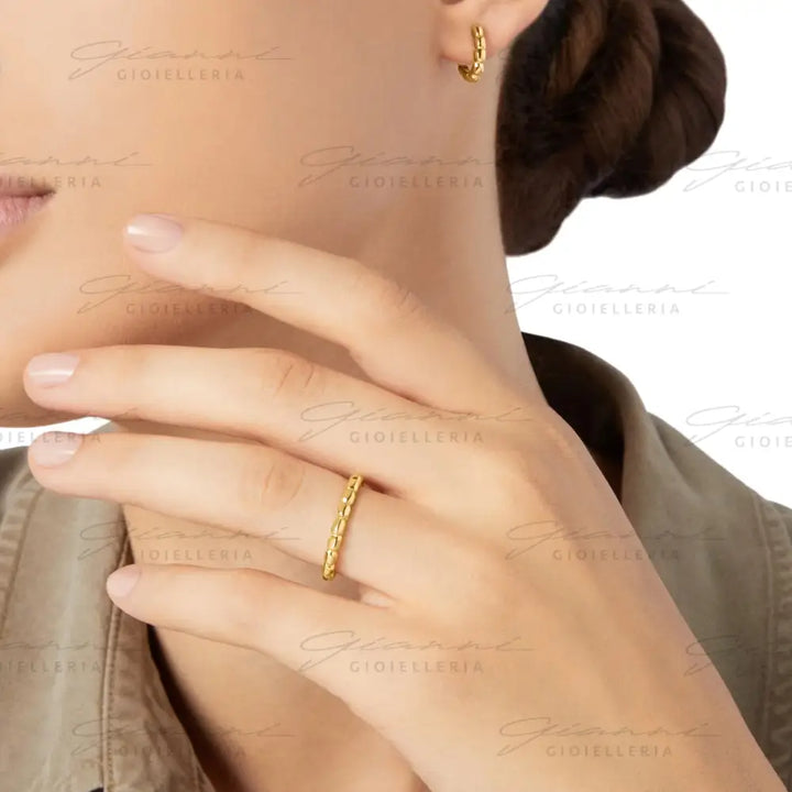 Anello DoDo - Granelli oro giallo Anelli