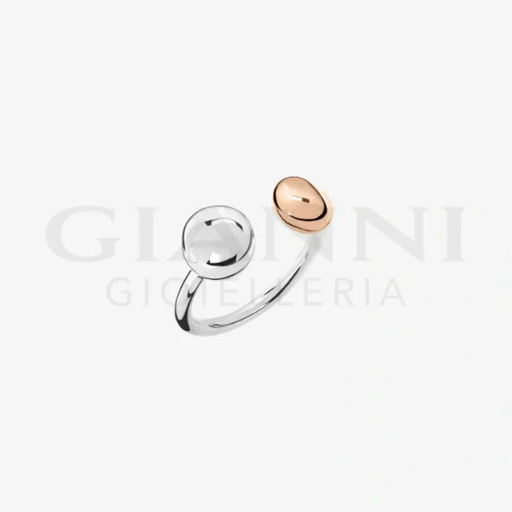 Anello DoDo - Pepita argento & oro rosa Anelli