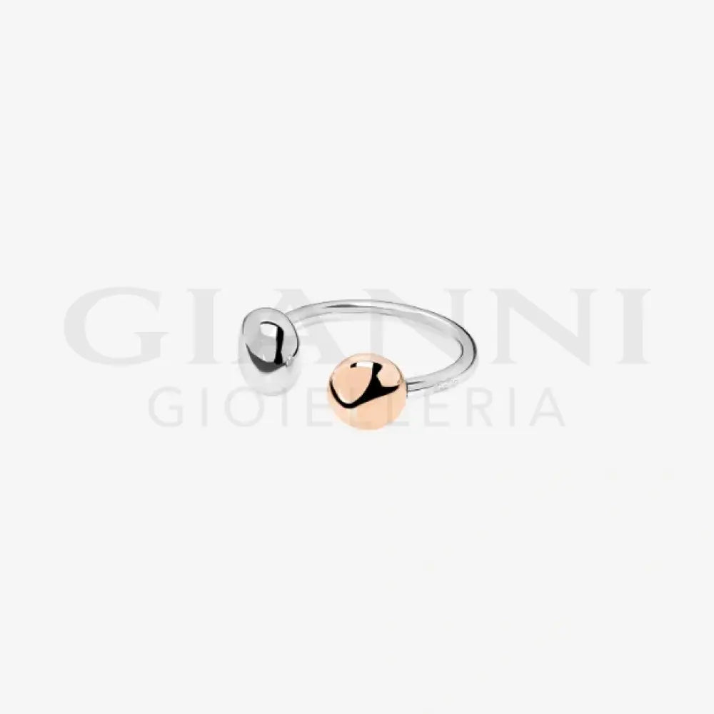 Anello DoDo - Pepita argento & oro rosa Anelli