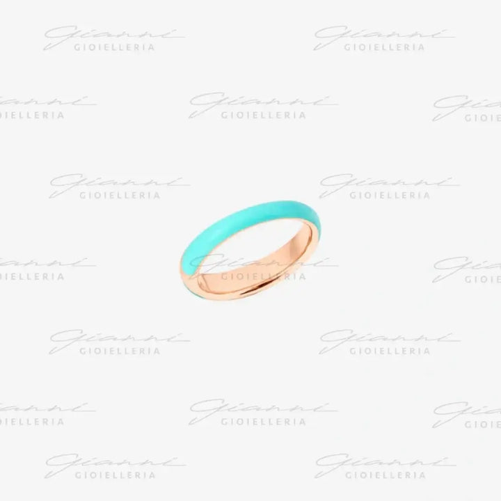 Anello DoDo - Rondelle argento dorato & smalto Anelli