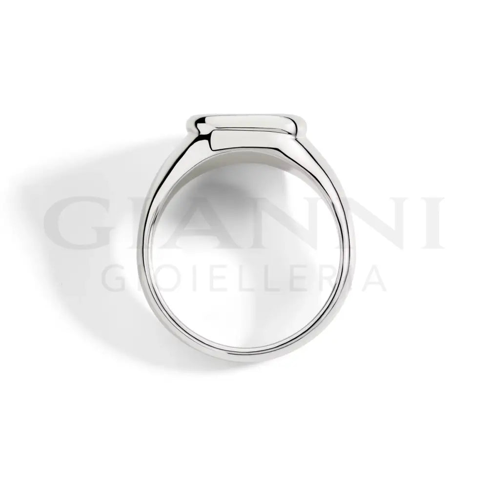 Anello DoDo - Sigillo argento & diamante bianco Anelli