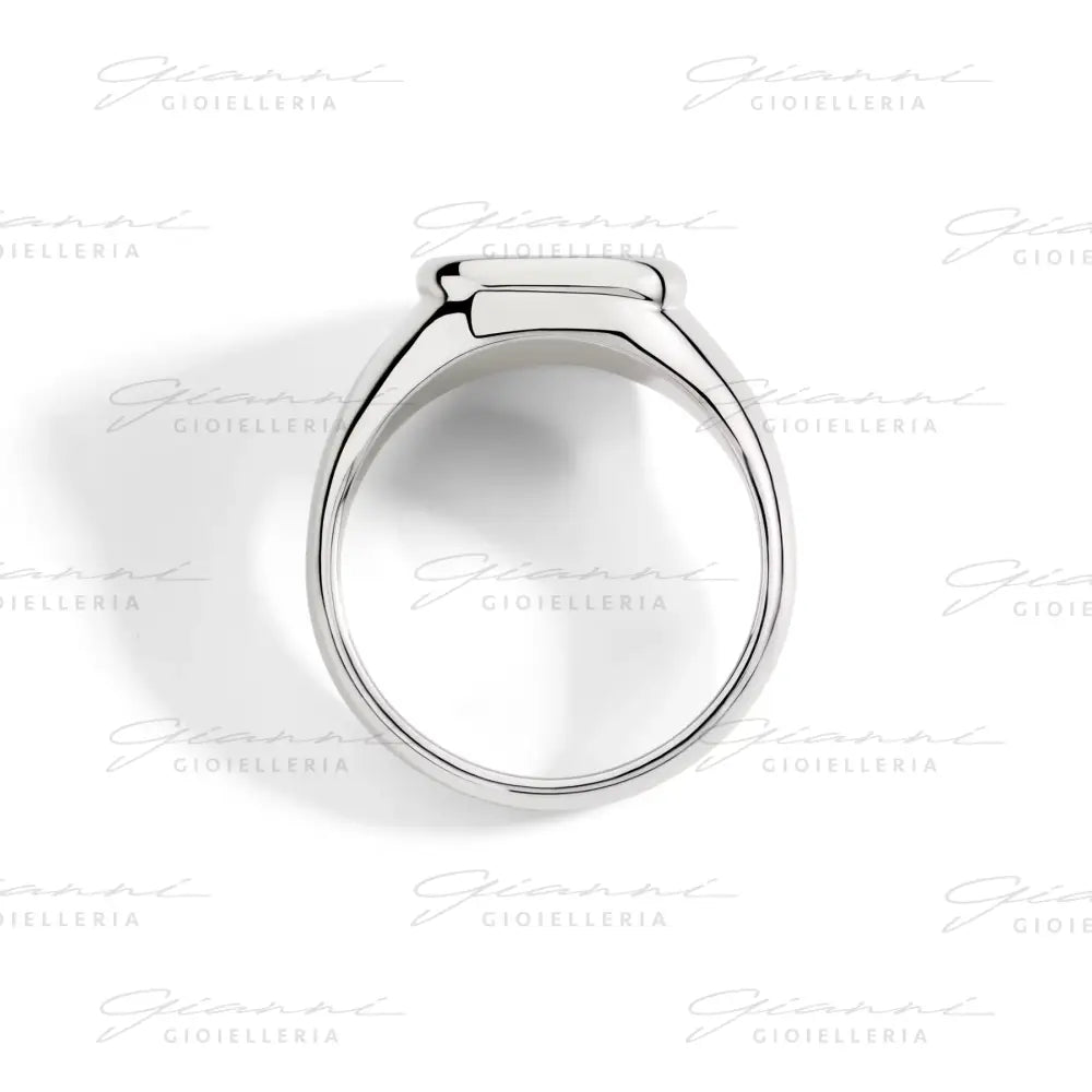 Anello DoDo - Sigillo argento & diamante bianco Anelli