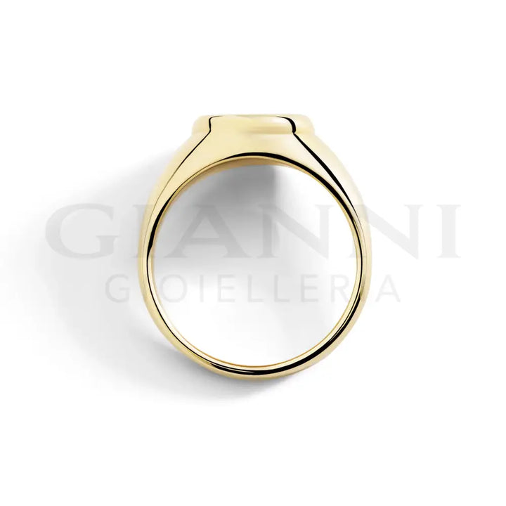 Anello DoDo - Sigillo oro giallo & diamante bianco Anelli
