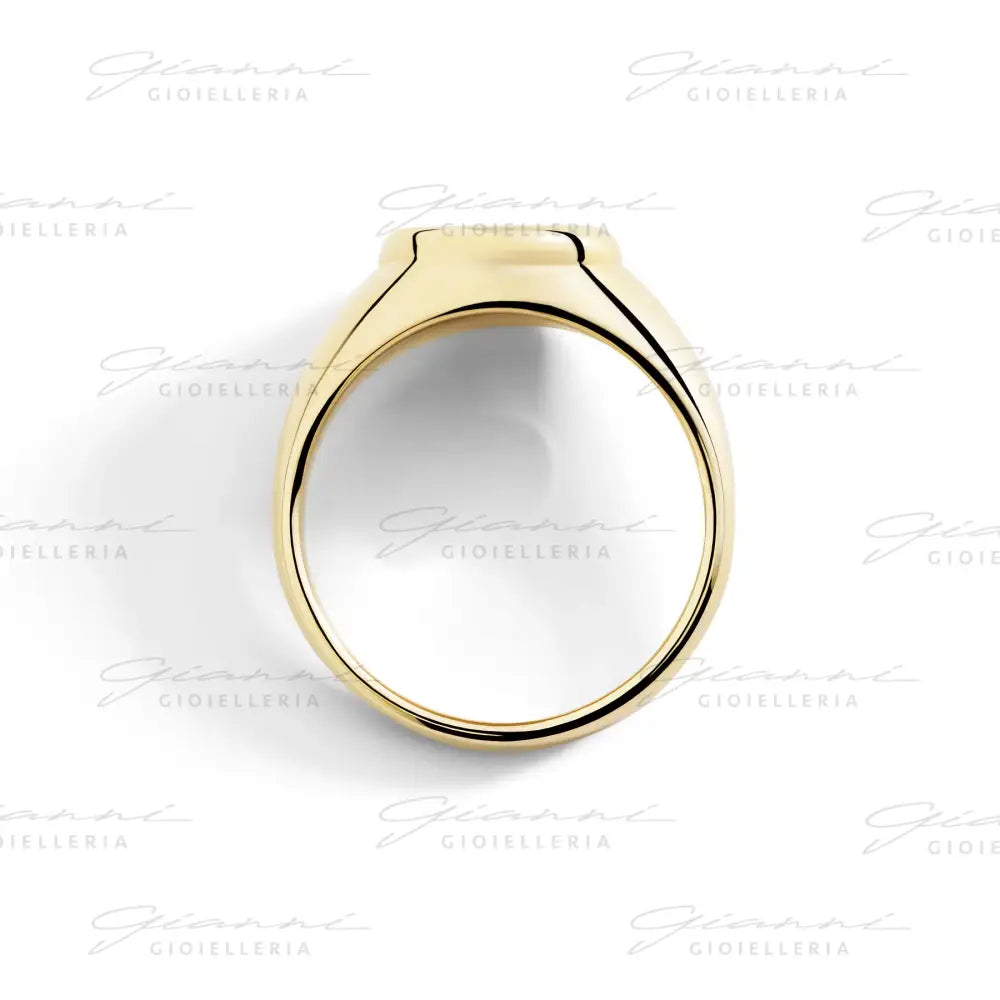 Anello DoDo - Sigillo oro giallo & diamante bianco Anelli