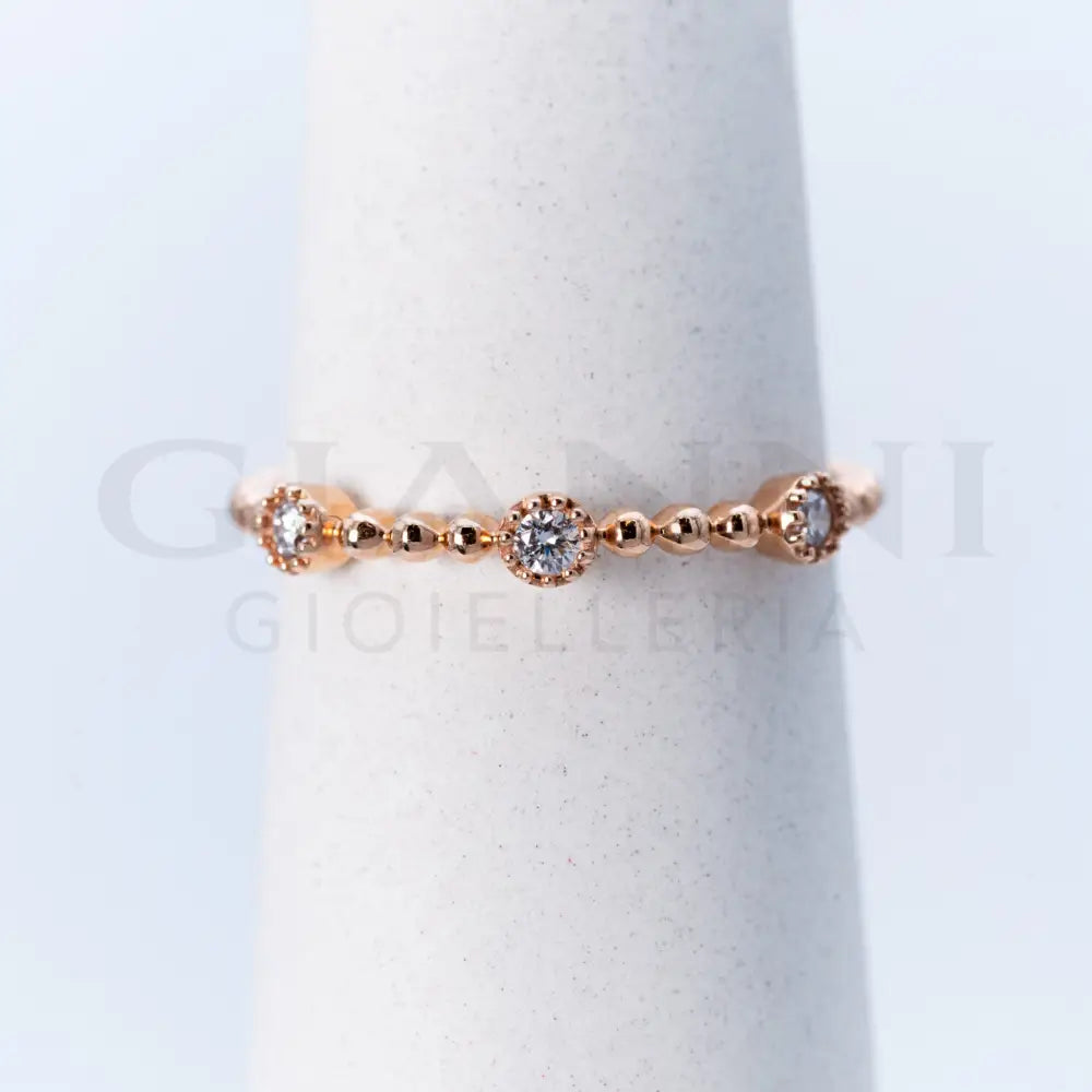 Anello falangetta con diamanti