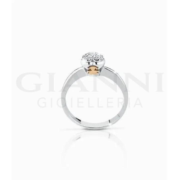 Anello leBebé - Gli Amori in Oro Bianco e Oro Rosa - 12 - Anelli