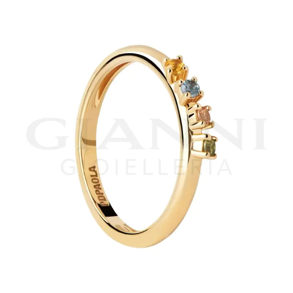 Anello Pdpaola - Donna argento 925 Color - 12 - Anelli