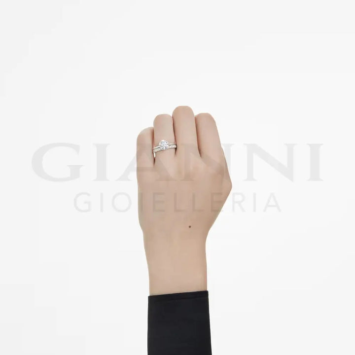 Anello Swarovski - Solitario Eternity - 53 - Anelli