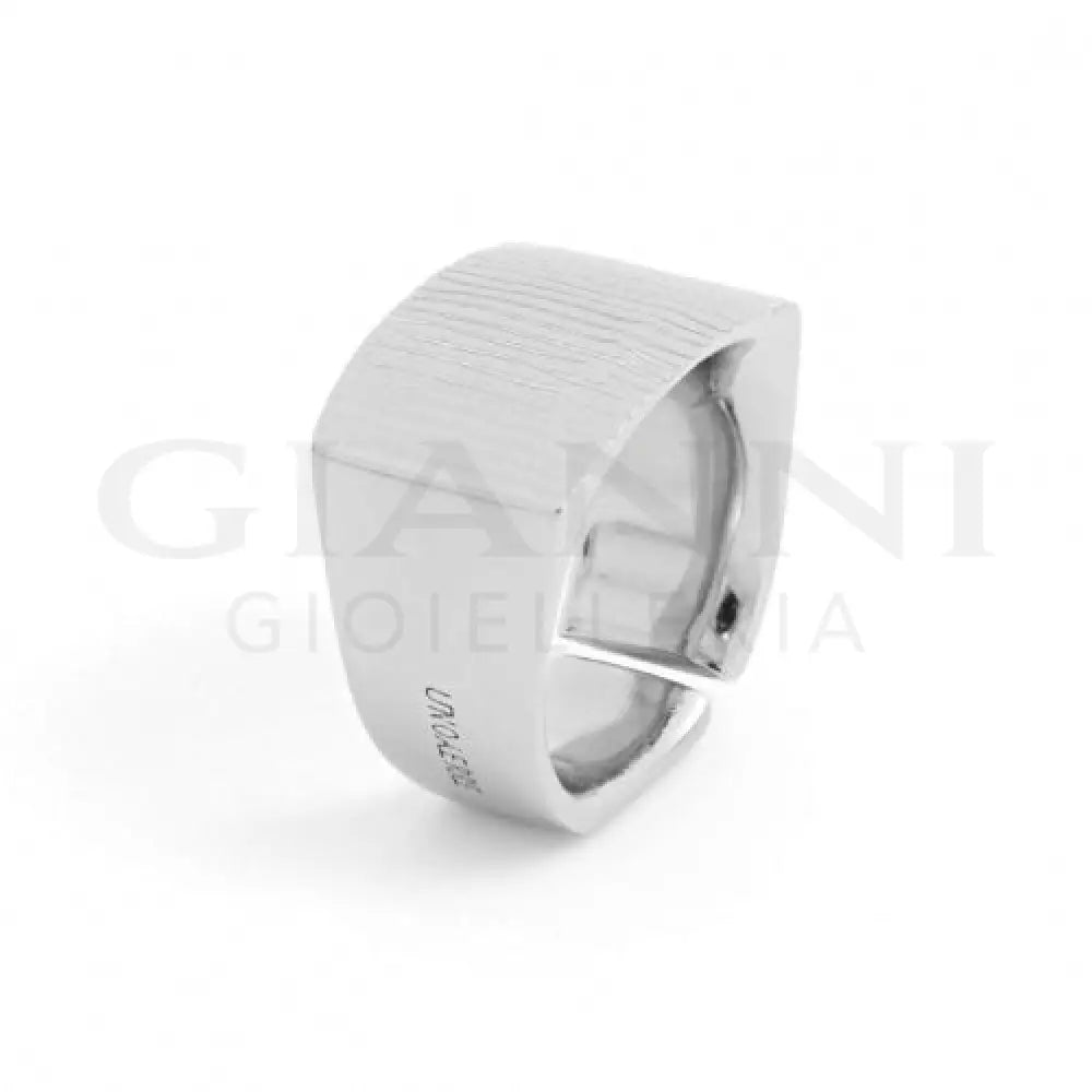Anello Unoaerre - Geometrico argentato - Anelli