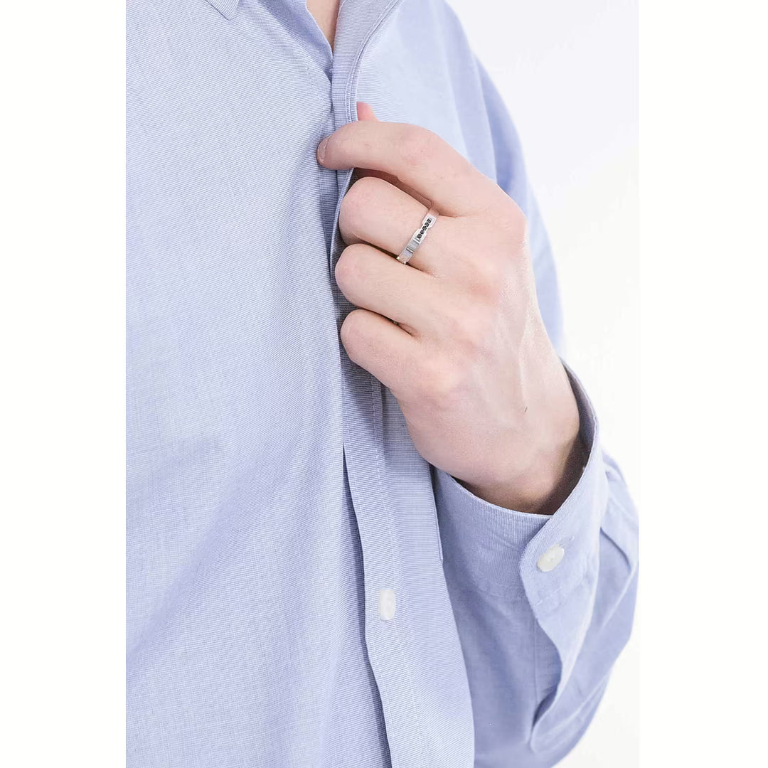 Anello Comete - Argento e Zirconi Neri