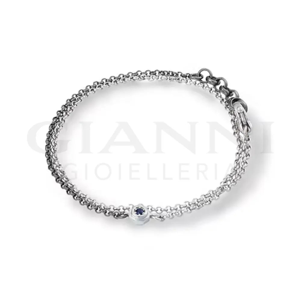 Bracciale Comete - Argento Double Lucido e Brunito - Bracciali