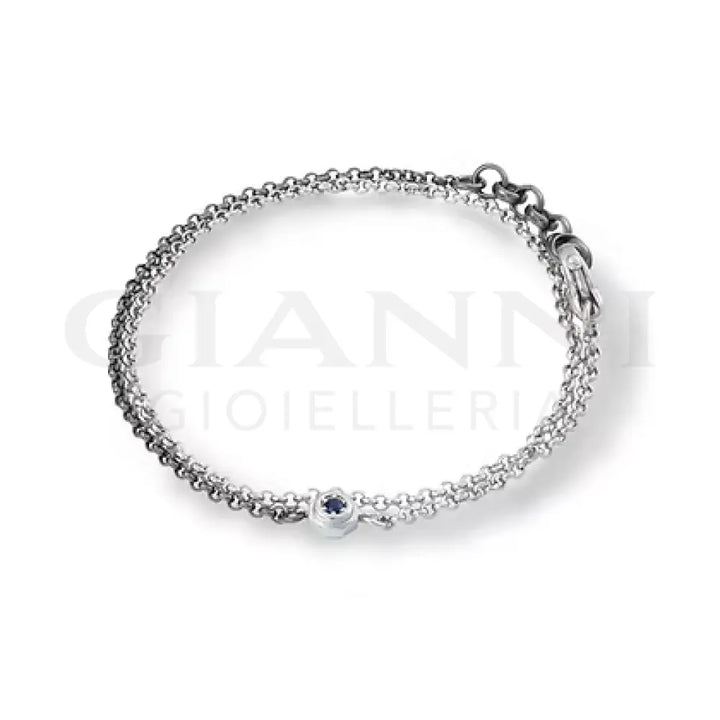 Bracciale Comete - Argento Double Lucido e Brunito - Bracciali