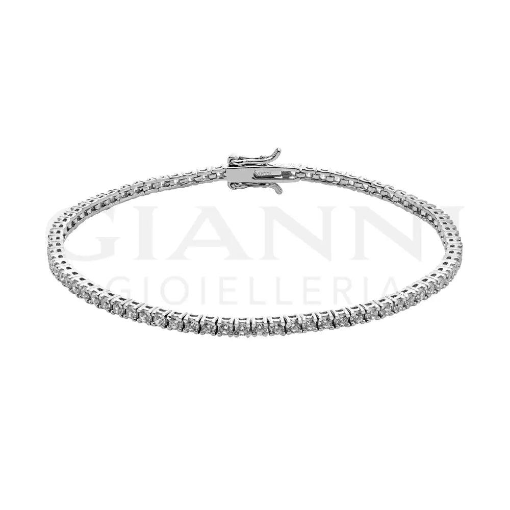 Bracciale Comete - Tennis in Argento con Zirconi - Bracciali
