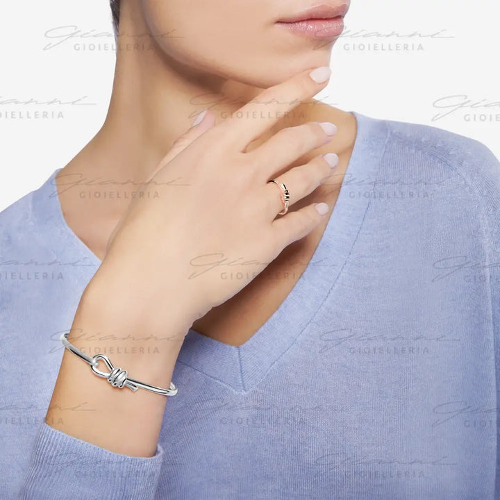 Bracciale DoDo - Bangle nodo argento Bracciali