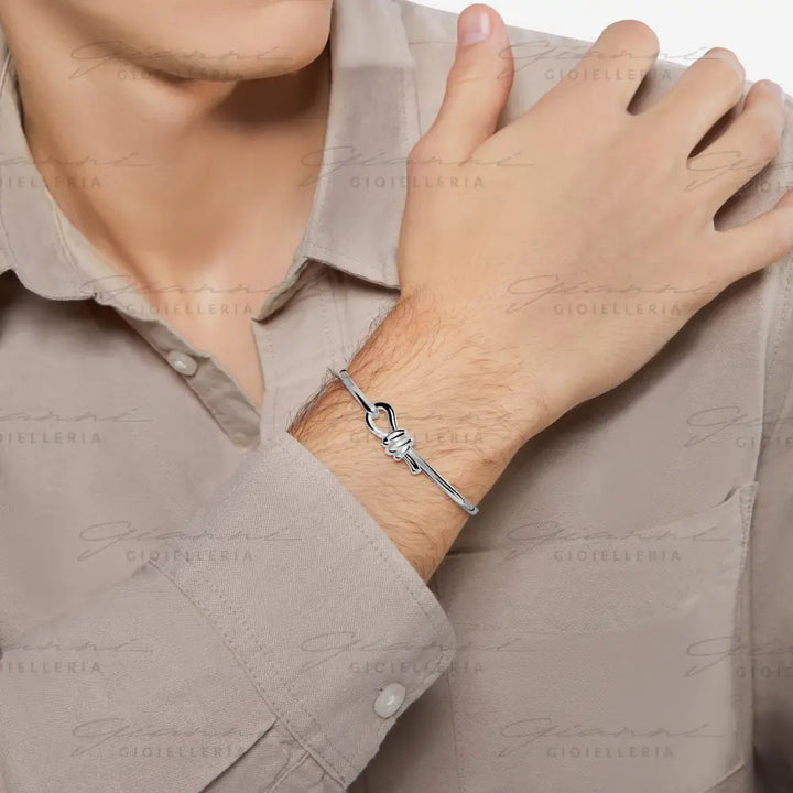 Bracciale DoDo - Bangle nodo argento Bracciali