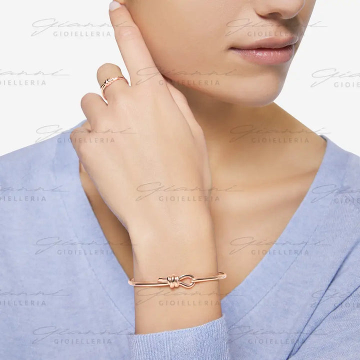 Bracciale DoDo - Bangle nodo oro rosa Bracciali