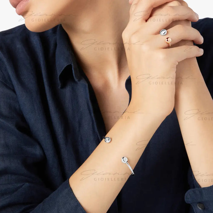 Bracciale DoDo - Cuff pepita argento Bracciali