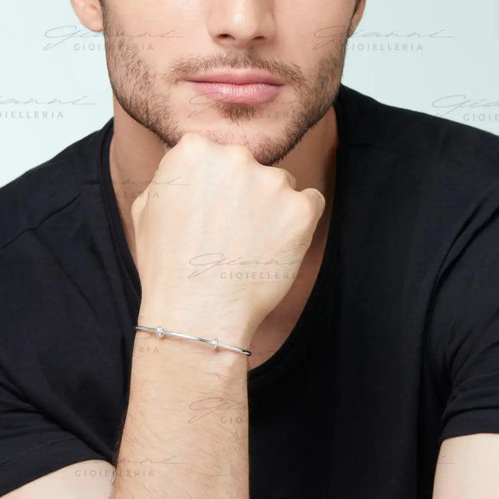 Bracciale DoDo - Cuff pepita argento Bracciali