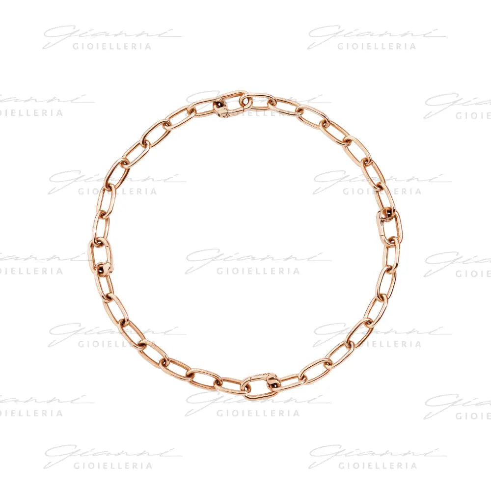 Bracciale DoDo - Maglie apribili argento dorato Bracciali