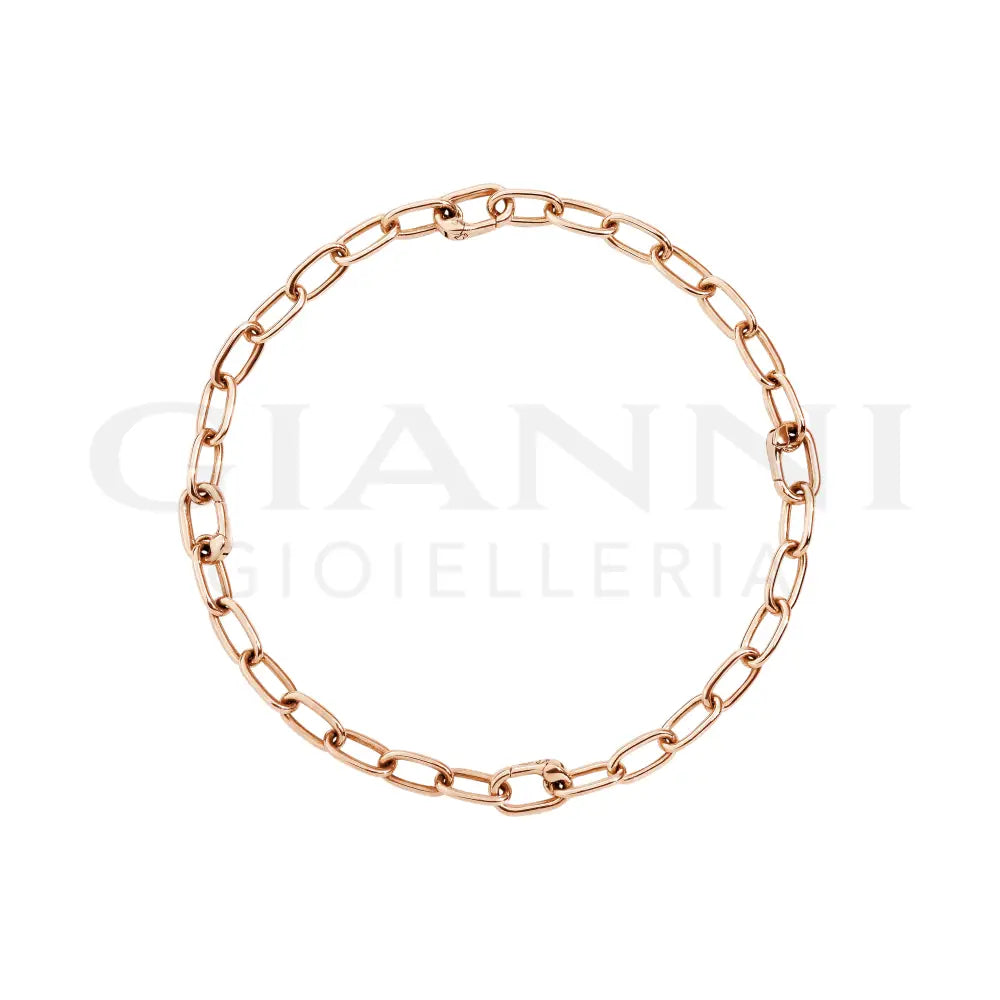 Bracciale DoDo - Maglie apribili argento dorato Bracciali