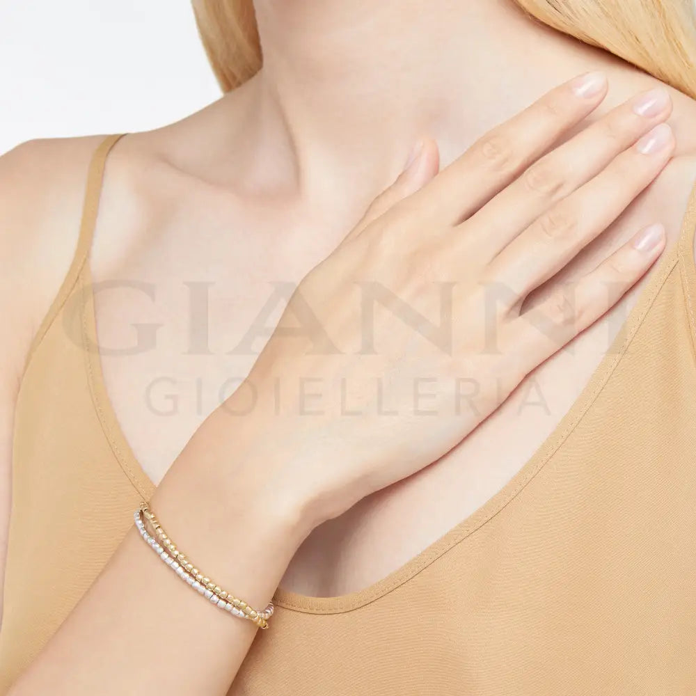 Bracciale DoDo - Mini granelli argento Bracciali