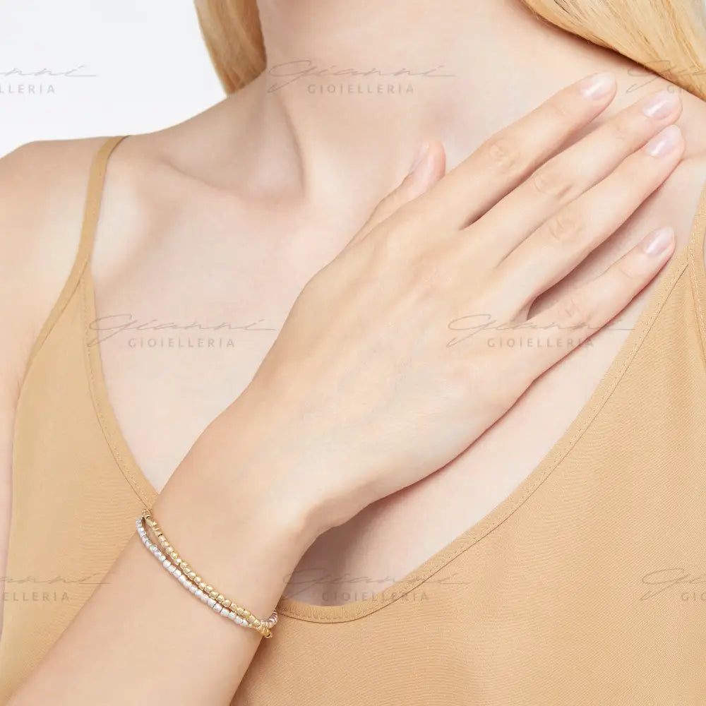 Bracciale DoDo - Mini granelli argento Bracciali