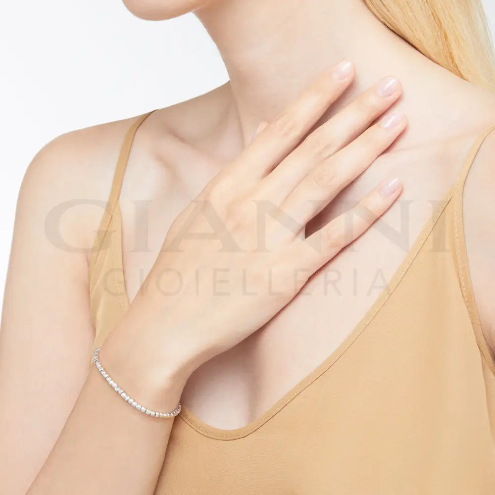 Bracciale DoDo - Mini granelli argento Bracciali