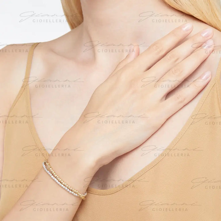 Bracciale DoDo - Mini granelli argento Bracciali