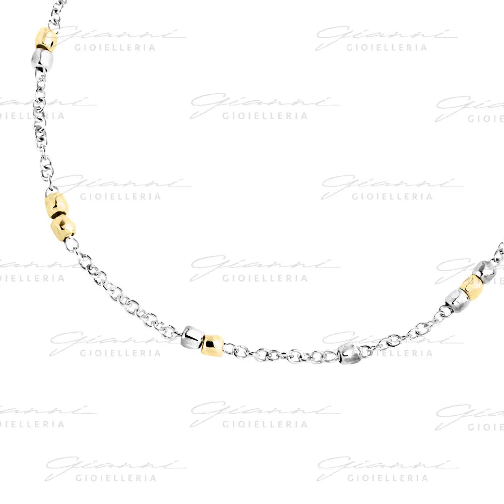 Bracciale DoDo - Mini granelli argento & oro giallo Bracciali