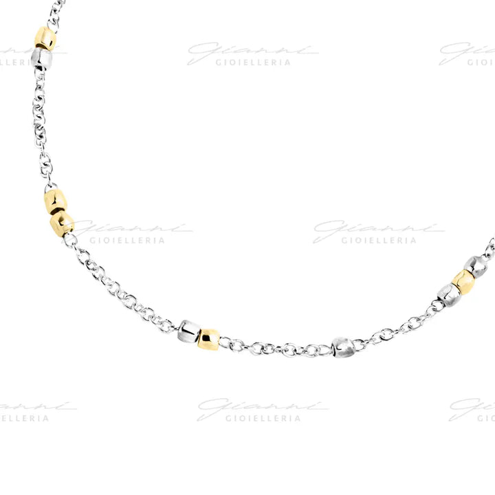 Bracciale DoDo - Mini granelli argento & oro giallo Bracciali