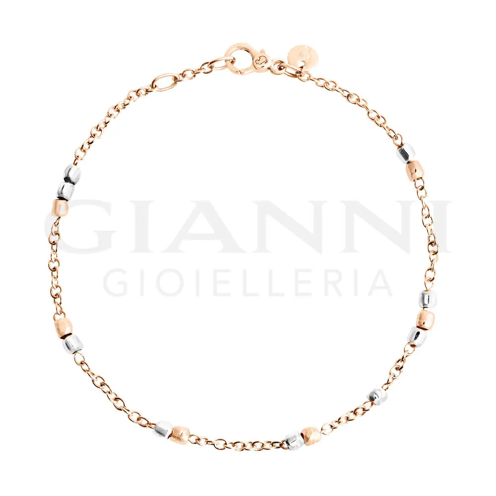 Bracciale DoDo - Mini granelli Oro Rosa & Argento Bracciali