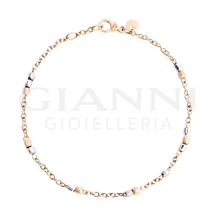 Bracciale DoDo - Mini granelli Oro Rosa & Argento Bracciali