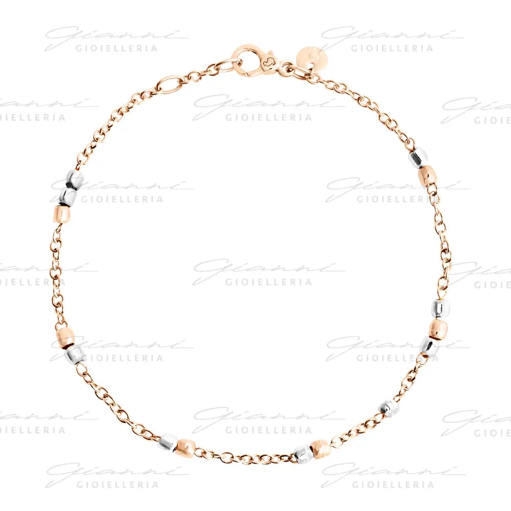 Bracciale DoDo - Mini granelli Oro Rosa & Argento Bracciali