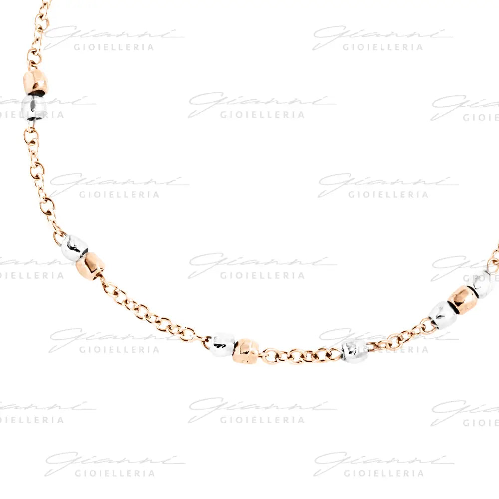 Bracciale DoDo - Mini granelli Oro Rosa & Argento Bracciali