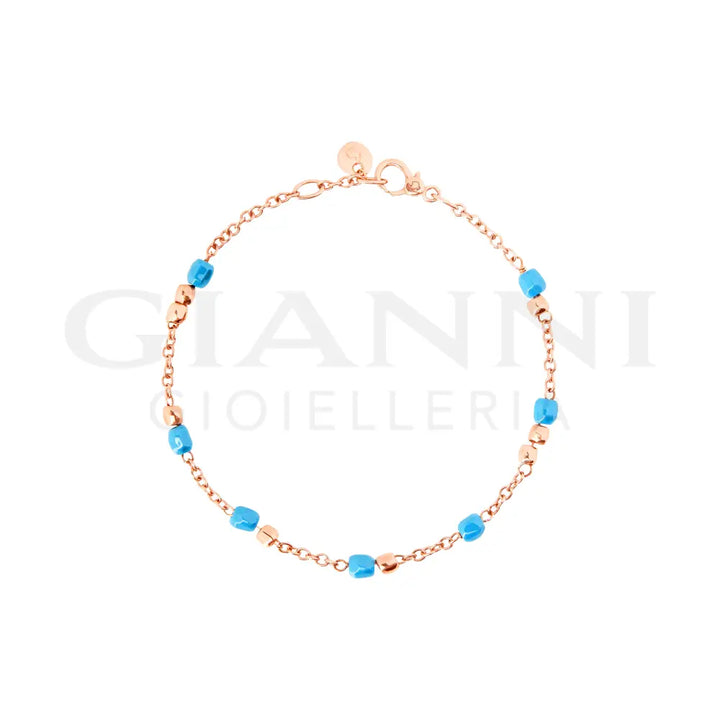 Bracciale DoDo - Mini granelli oro rosa & ceramica Bracciali