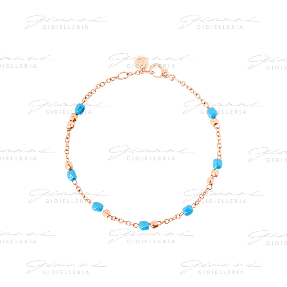 Bracciale DoDo - Mini granelli oro rosa & ceramica Bracciali
