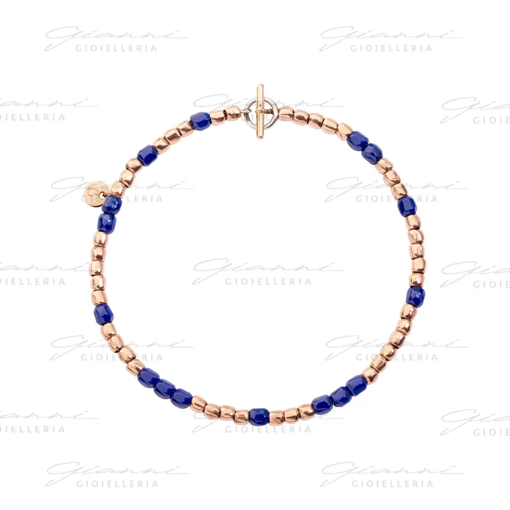 Bracciale DoDo - Mini granelli oro rosa & ceramica Bracciali