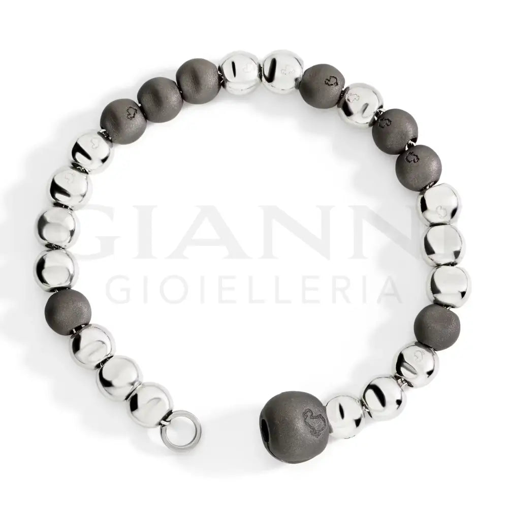 Bracciale DoDo - Pepita argento & titanio Bracciali