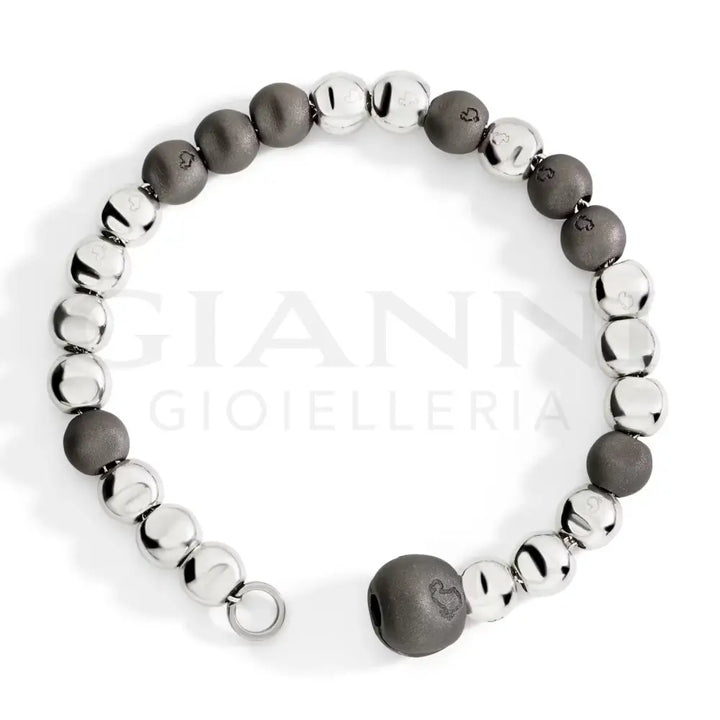 Bracciale DoDo - Pepita argento & titanio Bracciali