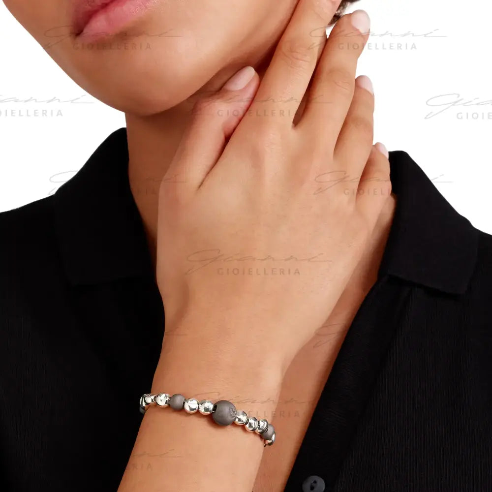 Bracciale DoDo - Pepita argento & titanio Bracciali