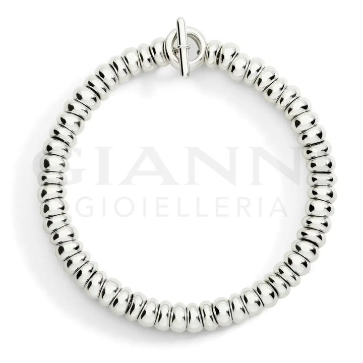 Bracciale DoDo - Rondelle bold argento Bracciali