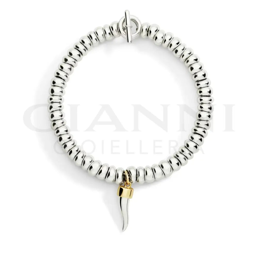 Bracciale DoDo - Rondelle bold argento Bracciali