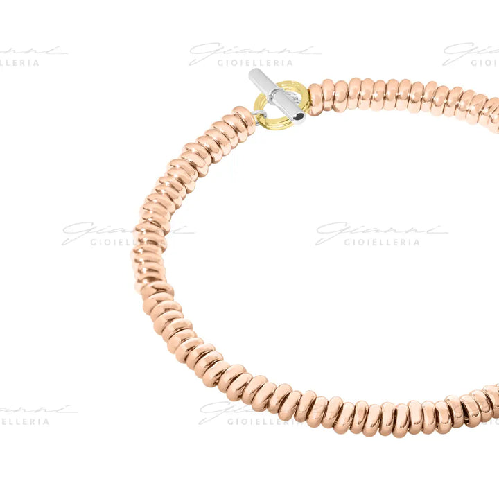 Bracciale Dodo - Rondelle Oro Rosa Bracciali