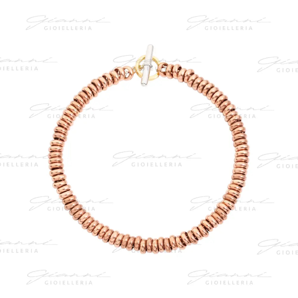 Bracciale Dodo - Rondelle Oro Rosa Bracciali