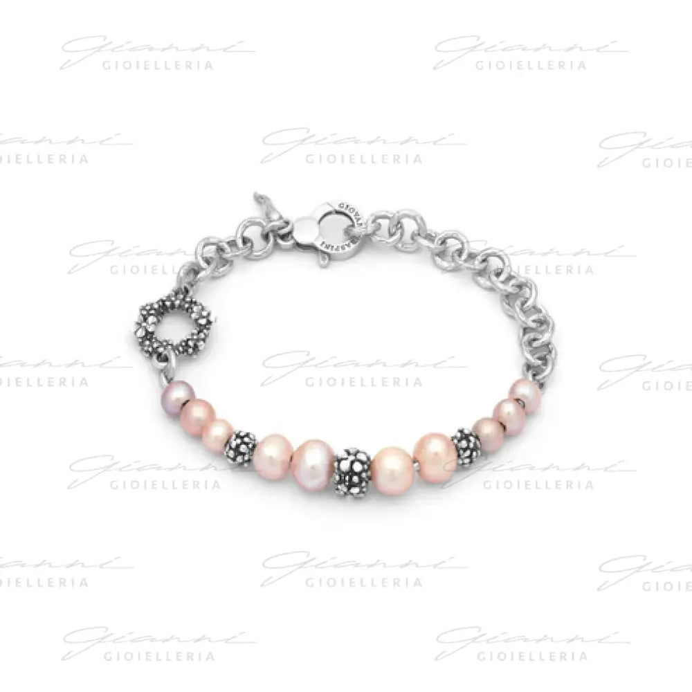 Bracciale Giovanni Raspini - Blossom Light Argento e Perle Naturali Bracciali