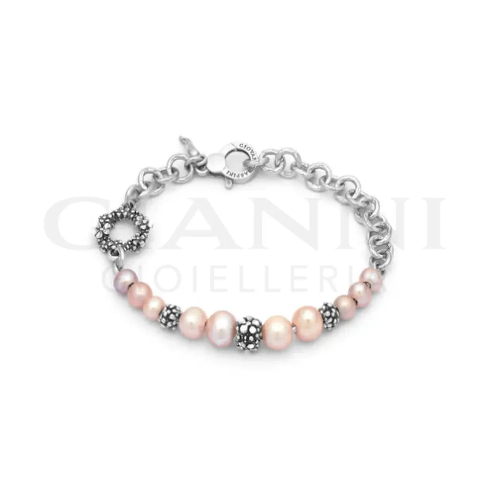 Bracciale Giovanni Raspini - Blossom Light Argento e Perle Naturali Bracciali