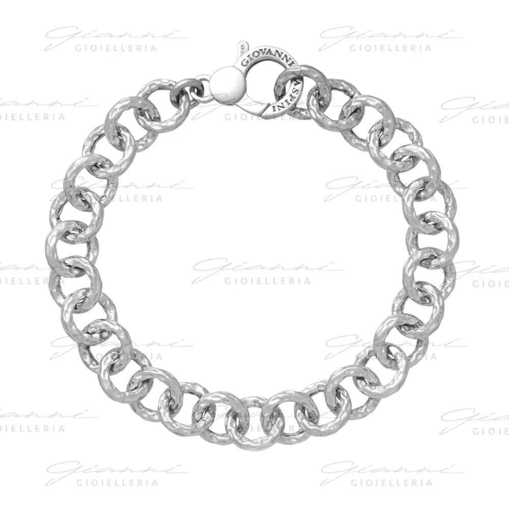 Bracciale Giovanni Raspini - Maglia Martellata Grande Bracciali