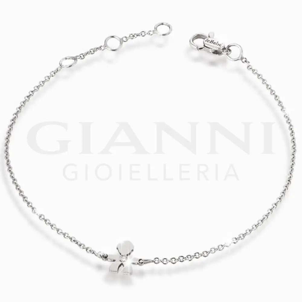 Bracciale leBebé - Le Briciole in Oro bianco Diamante - Bracciali